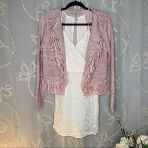 Urban Outfitters Lace White Dress